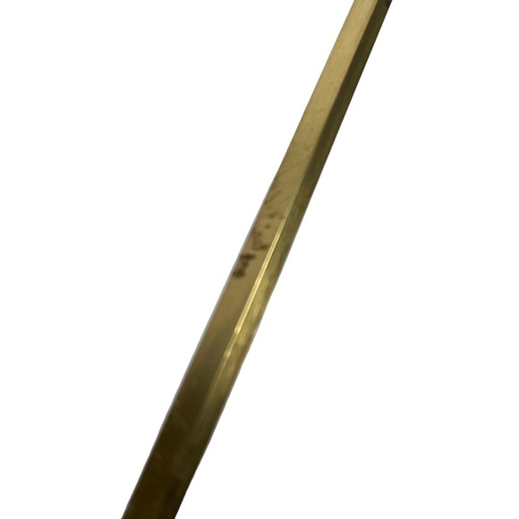 Solid Brass Gold Plated 10” Wall Cross Religious Christianity READ - Picture 5 of 8